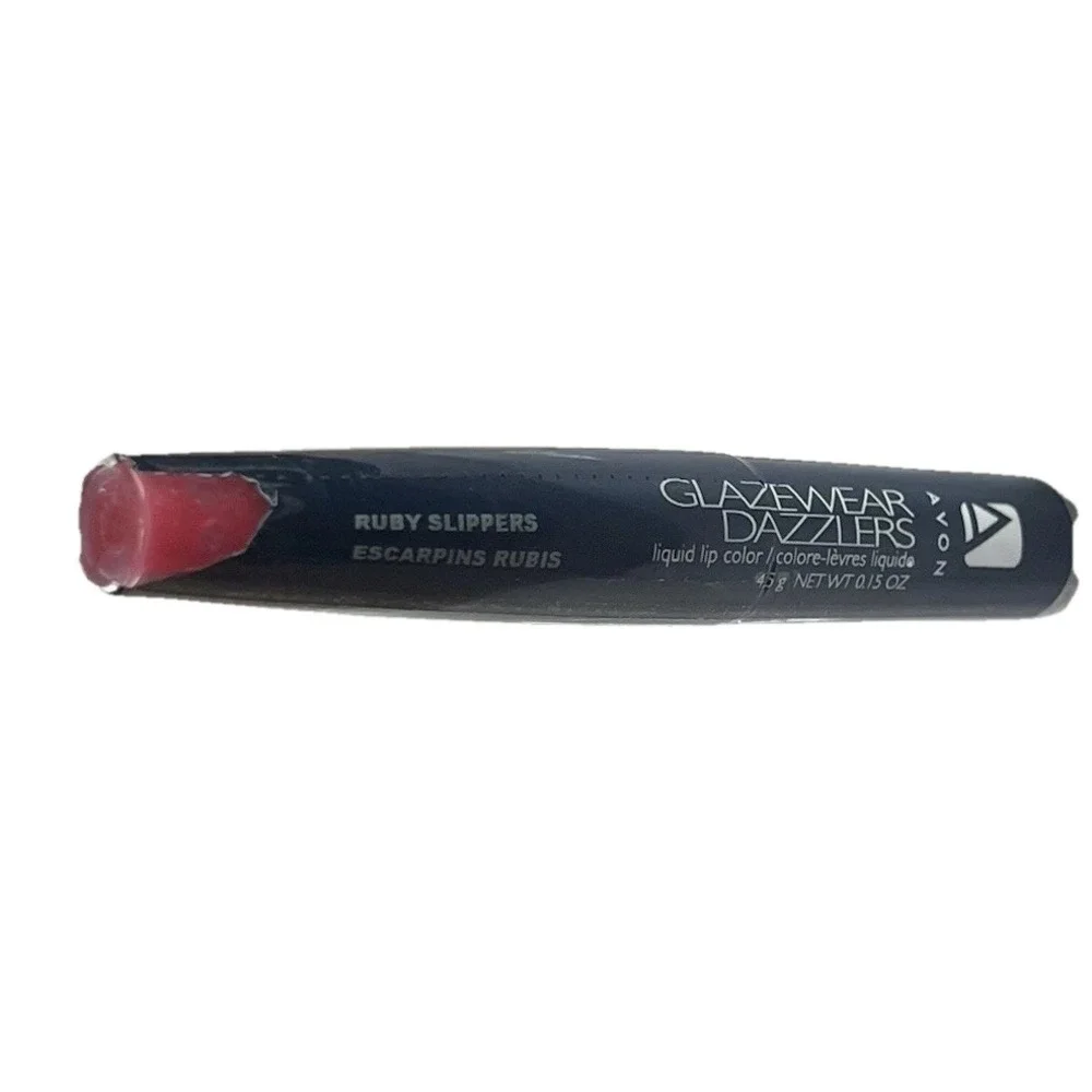 Avon Glazewear Dazzlers Ruby Slippers Liquid Lip Color Lipstick Discontinued